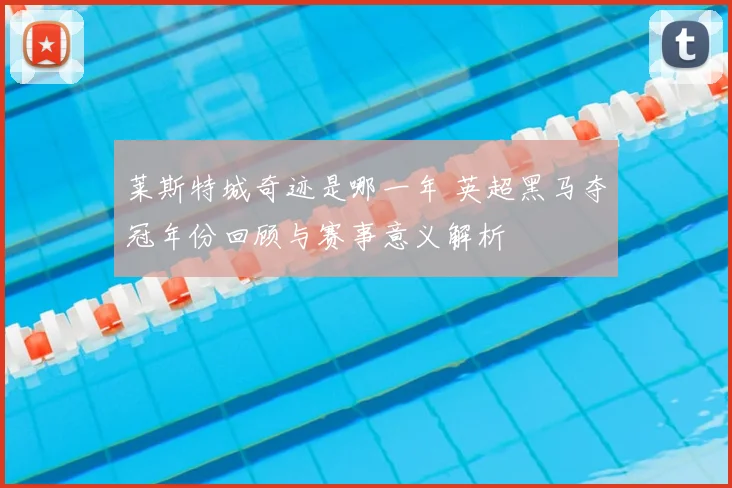 莱斯特城奇迹是哪一年 英超黑马夺冠年份回顾与赛事意义解析